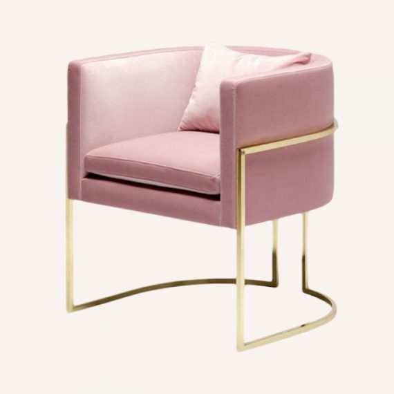 Pink Cushion Chair